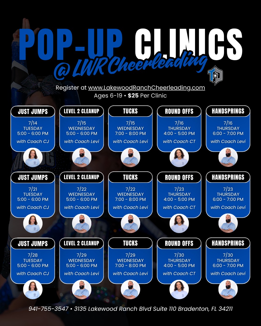 Read more about the article JULY Pop Up Clinics